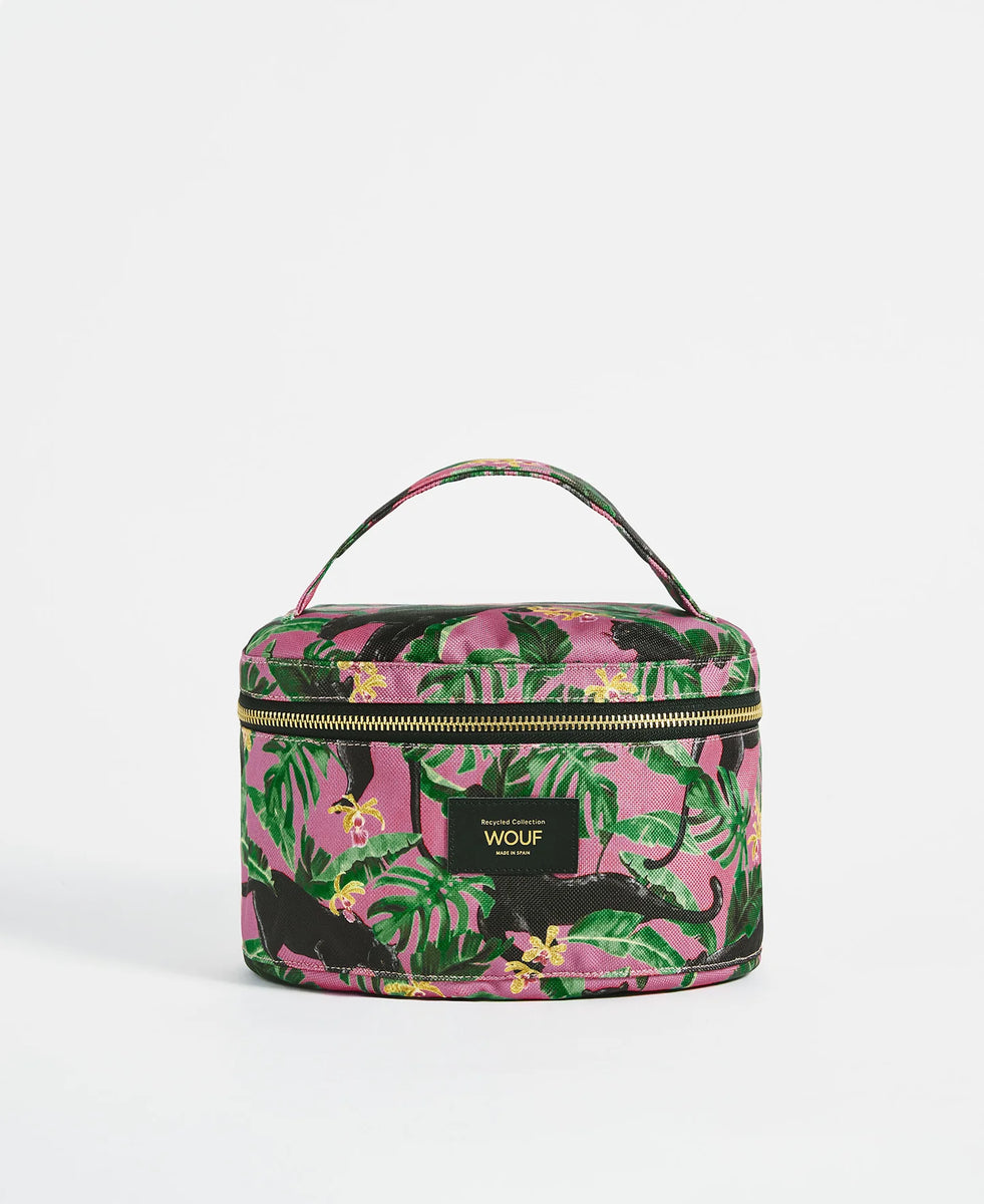 Wouf Vanity Bag in Olive Leopard – DazzleUSA
