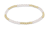 Enewton Classic Blissful Pattern 2.5mm Bead Bracelet 3mm Pearl