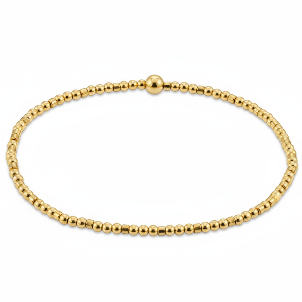 enewton • Hope Sincerity Pattern 2mm Bead Bracelet- Milkshake main image 1