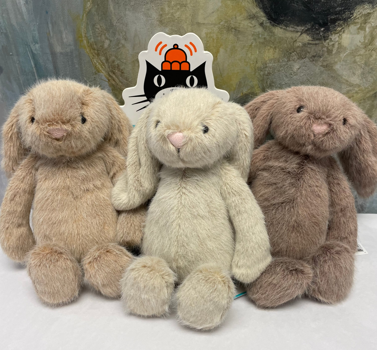 ジェリーキャット Flufflet Bunny(S) 3体セット Jellycat Flufflet Bunnies in three Different Colors – DazzleUSA