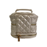 PurseN Weekender Jewelry Case in Quilted Pearl