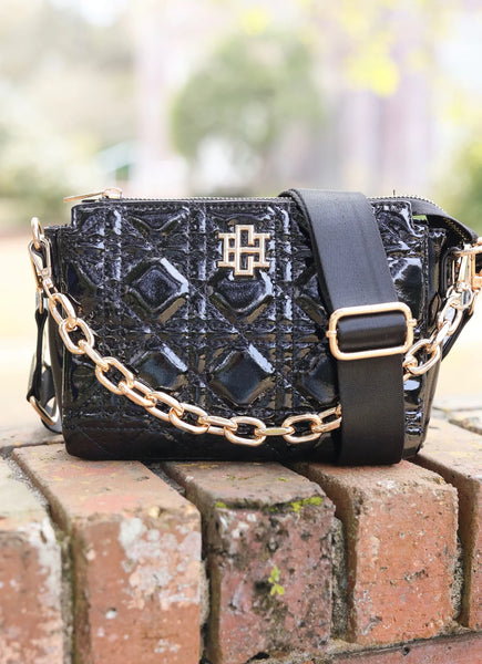 Caroline Hill Jace Crossbody Handbag in Black