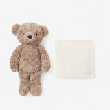 Elegant Baby Swirl Bear Bedtime Huggie Plush Toy and Blanket