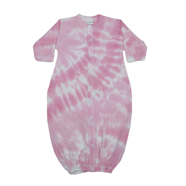 Baby Steps and Little Mish Baby Tie Dye Converter Gown - Leah