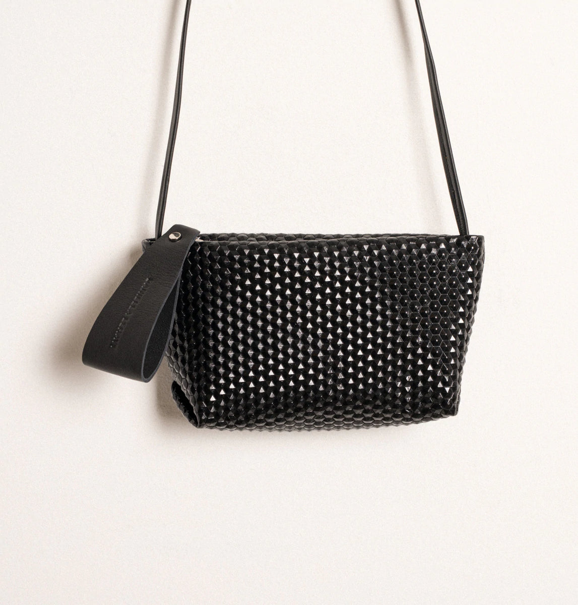 Daniella Lehavi Vega Clutch/Wristlet/Crossbody Bag in 3D Black DazzleUSA
