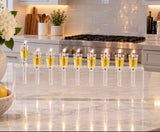 Margo Rebecca Acrylic Oil Menorah in Clear