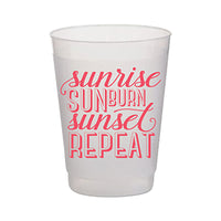 16 oz. Frost Flex Cup - Sunrise Sunburn Sunset Repeat