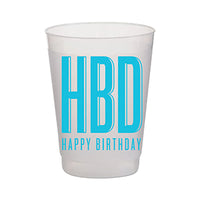 16 oz. Frost Flex Cup - HBD Happy Birthday