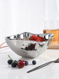 Pampa Bay Small Organic Square Bowl in Silver