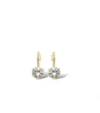Theia Aria Brilliant Cut 1.5 CT CZ Huggie Earring