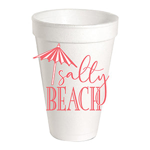 20 oz. Styrofoam Cup - Salty Beach