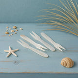 4-Piece Seashell Set of Spoons or Forks