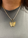 Lula 'n' Lee Stephanie Tennis Necklace with Butterfly