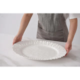 Pampa Bay Large Platter with Ribbon Edge