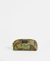 Wouf Makeup Bag in Olive Leopard