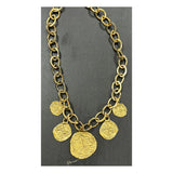 Lula 'n' Lee Jeannie Gold Coin Necklace
