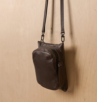 Daniella Lehavi  Louise Pocket Bag in Ribbed Espresso