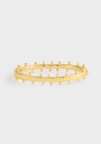 Anabel Aram Milos Gold Hinged Bangle Bracelet