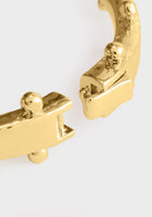 Anabel Aram Milos Gold Hinged Bangle Bracelet
