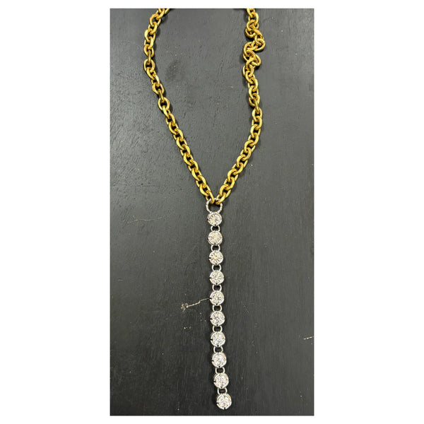 Lula 'n' Lee Stephanie Crystal Drop Necklace