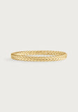 Anabel Aram Cheval Braid Hinged Bangle - Thin