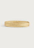 Anabel Aram Cheval Braid Hinged Bangle - Thick