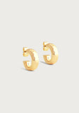 Anabel Aram Farrier Huggie Hoop Earrings in Gold