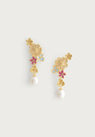 Anabel Aram Wildflowers Pearl Drop Earrings