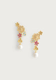 Anabel Aram Wildflowers Pearl Drop Earrings