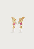 Anabel Aram Wildflowers Pearl Drop Earrings