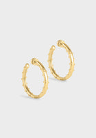 Anabel Aram Milos Gold Medium Hoop Earrings