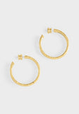 Anabel Aram Milos Gold Medium Hoop Earrings
