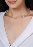 Anabel Aram Milos Beaded Necklace in Pearl