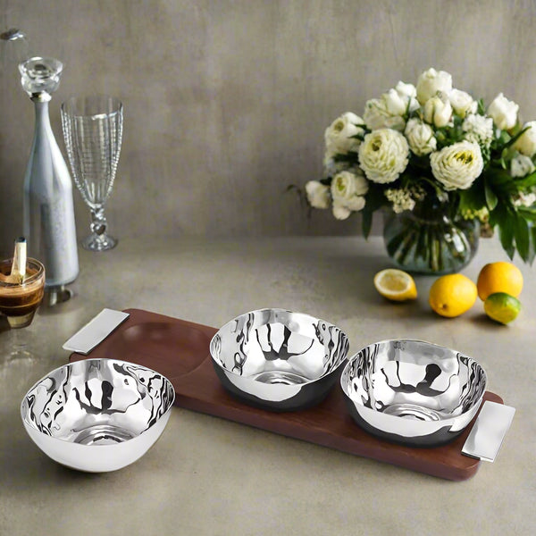 Michael Aram Reflective Triple Bowl