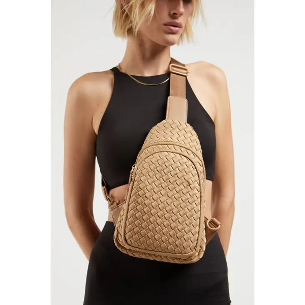 Neoprene sling shop bag