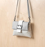 Daniella Lehavi Nadia Clutch in Ice Crocco