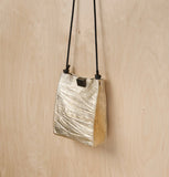 Daniella Lehavi Capri Crossbody in Wrinkled Gold