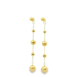 Elizabeth and Rose 18K Gold Filled Bead Drop Earring
