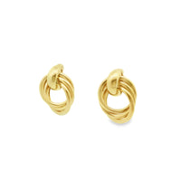 Elizabeth and Rose 18K Gold Filled 1970's Retro Knocker Earring