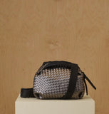 Daniella Lehavi Billie Crossbody Bag in Woven Pewter