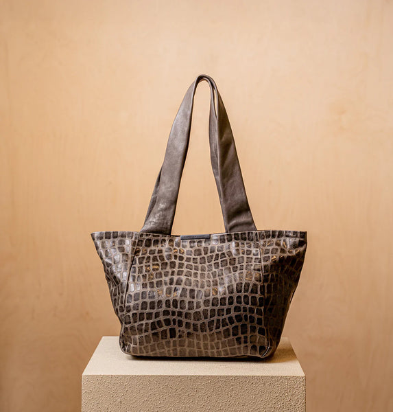 Daniella Lehavi Nadia Tote in Grey Mosaic
