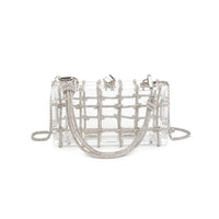 Urban Expressions Ziggy Evening Bag in Silver