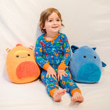 Margo Rebecca Zippered One Piece Pajama in Monster Mash