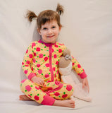 Margo Rebecca Zippered One Piece Pajama in Rosie Posie