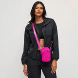 Sol and Selene Divide and Conquer Woven Neoprene in Fuchsia