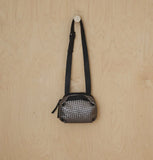 Daniella Lehavi Billie Crossbody Bag in Woven Pewter