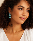 Gorjana Iris Earrings in Turquoise