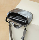 Daniella Lehavi Mia Loop Crossbody Handbag in Pewter