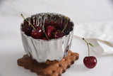 Pampa Bay Wavy Snack Bowl in Silver