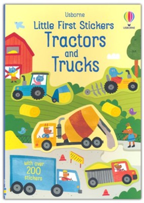 Little First Stickers Tractors and Trucks Book
